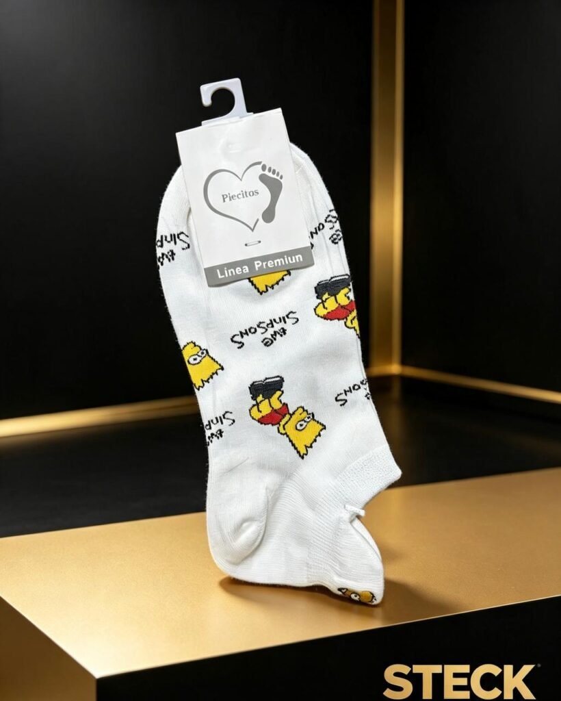Medias tobillera de los simpson