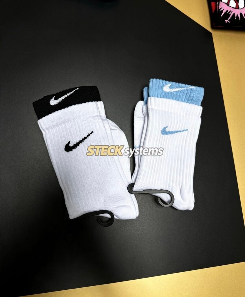 Medias Nike negras y azules claritas para parejas